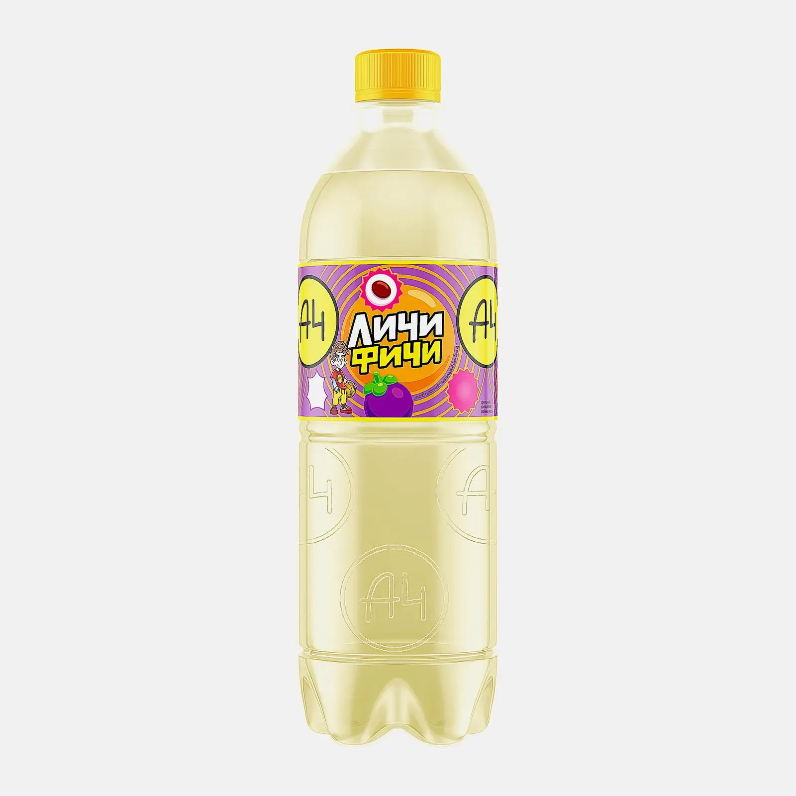 Изображение товара Газированный напиток Личи-Фичи А4 500мл с натуральными ароматами