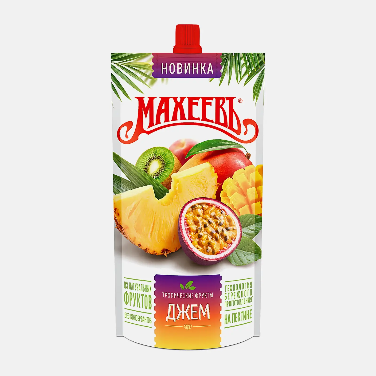 Изображение товара Джем Махеевъ Тропические фрукты 300г с экзотическим вкусом