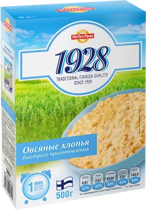 Хлопья Myllyn Paras Овсяные 500г