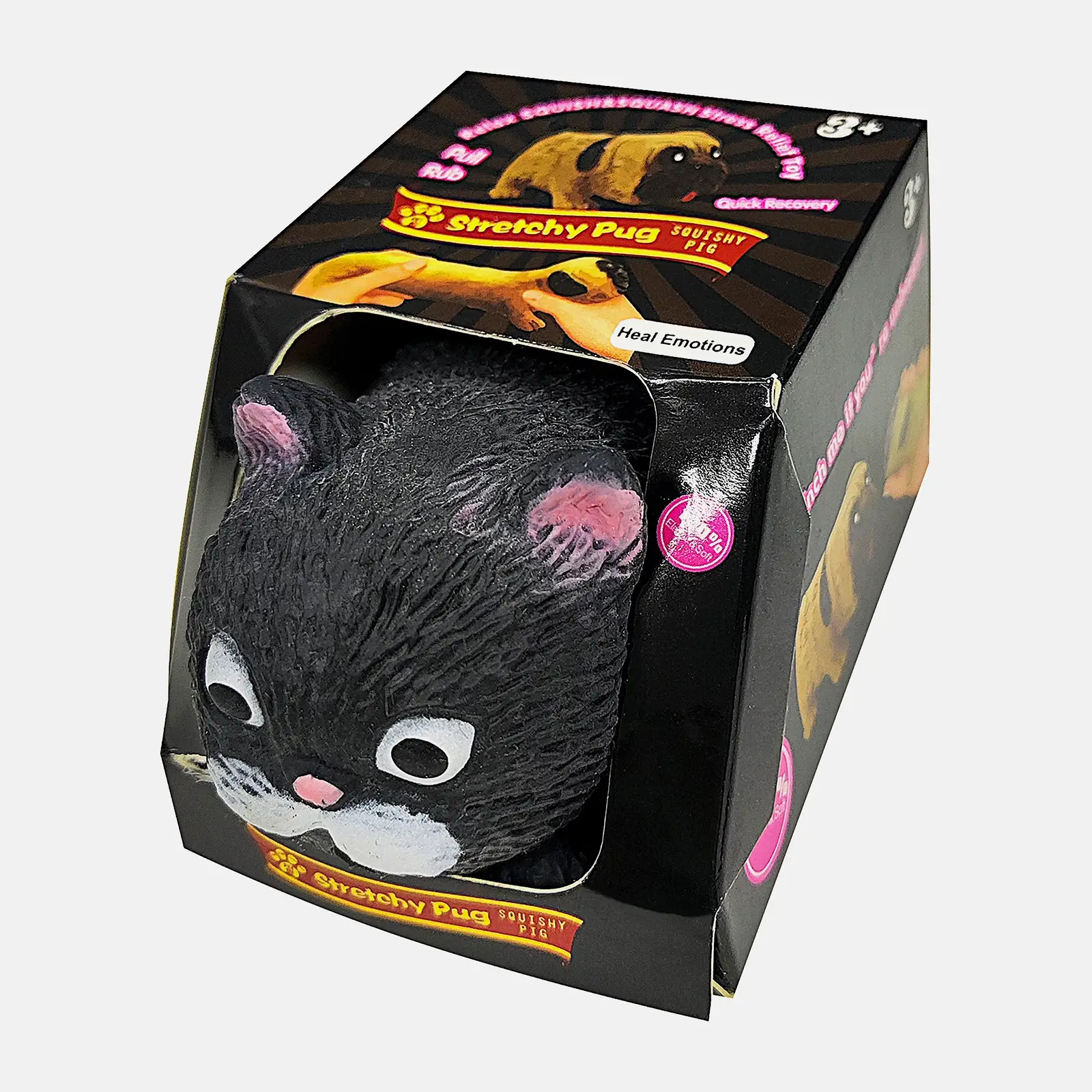 Игрушка Антистресс Кот розовый нос OK810 9см в ассортименте