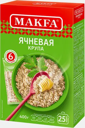 Крупа Makfa ячневая 6шт 400г 6шт