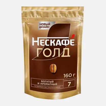 Кофе растворимый Нескафеголд 160г