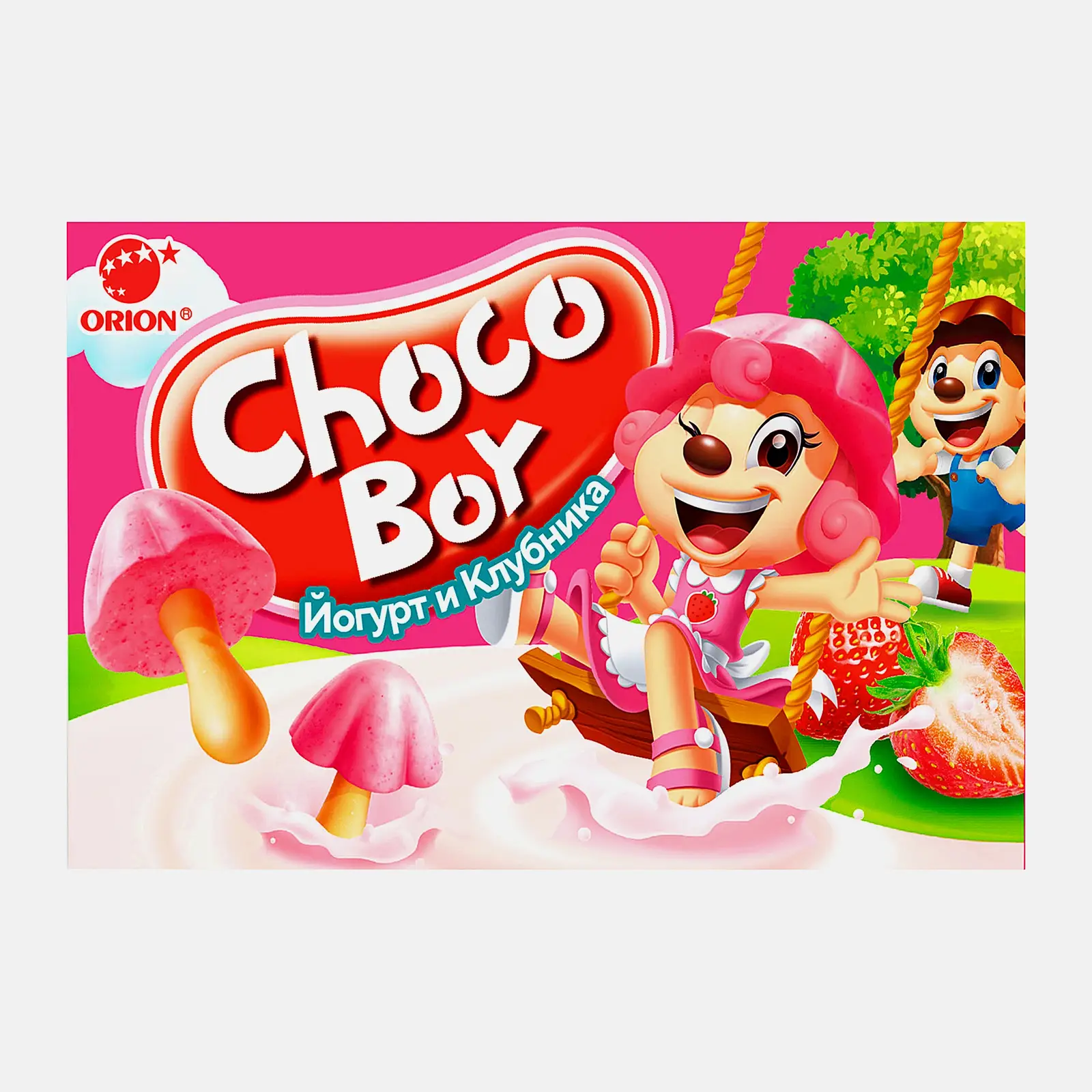 Изображение товара Печенье Йогурт и клубника Choco Boy 40г