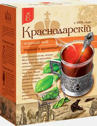 Чай черный Краснодарский крупнолистовой 100г