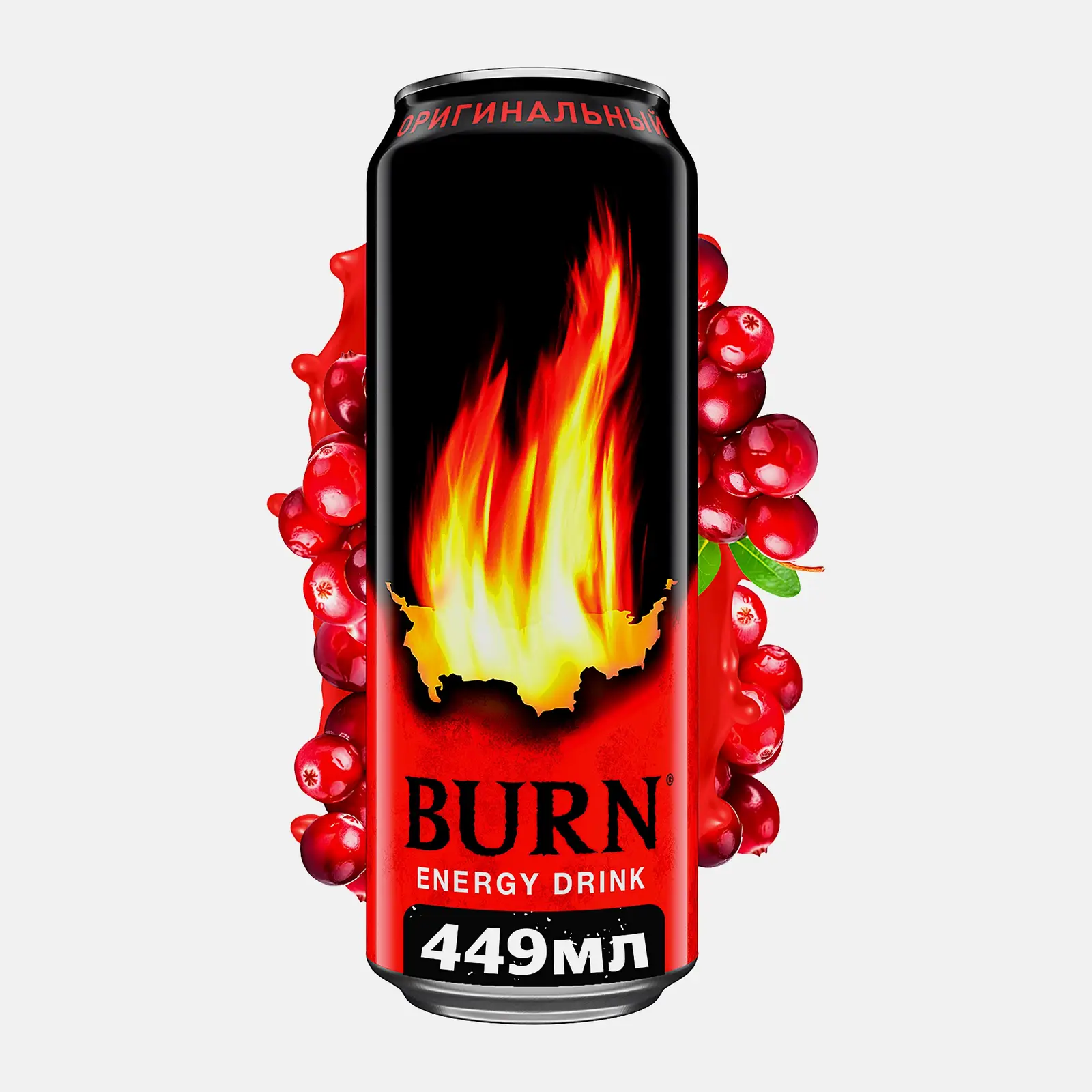 Изображение товара Энергетический напиток Burn Оригинальный 449 мл с кофеином и витаминами