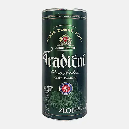 Светлое пиво Prazske Pilsner Tradicni 4% 500мл