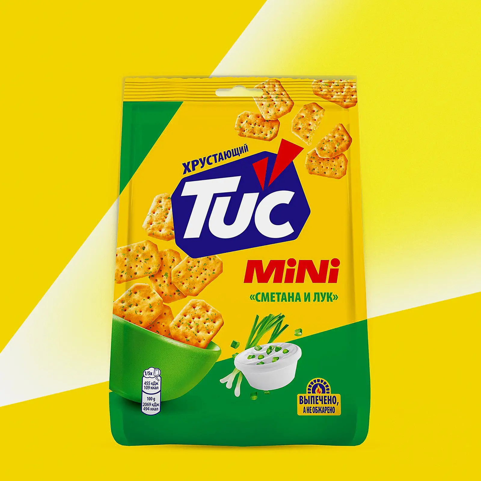 Крекер со вкусом сметаны и лука Tuc Mini 110г