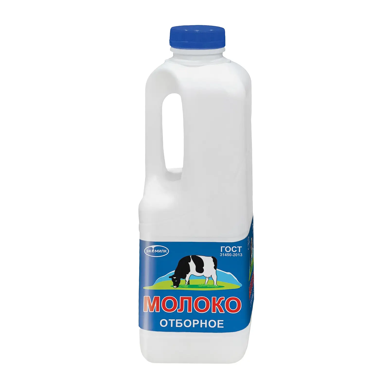 Изображение товара Молоко Экомилк Отборное 3.4-4.5% 900мл целое молоко