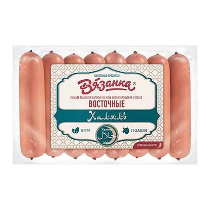 Изображение товара Сосиски Восточные халяль Вязанка 330г