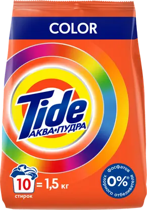 Изображение товара Стиральный порошок Tide Color Автомат 1.5кг для цветного белья