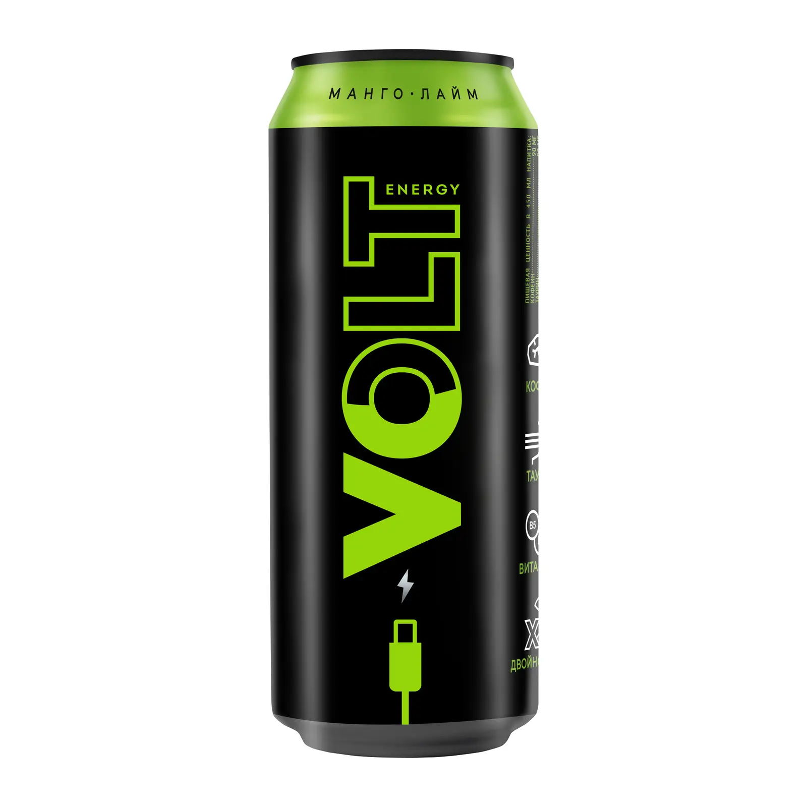 Изображение товара Энергетический напиток Volt Energy Манго-лайм 450 мл