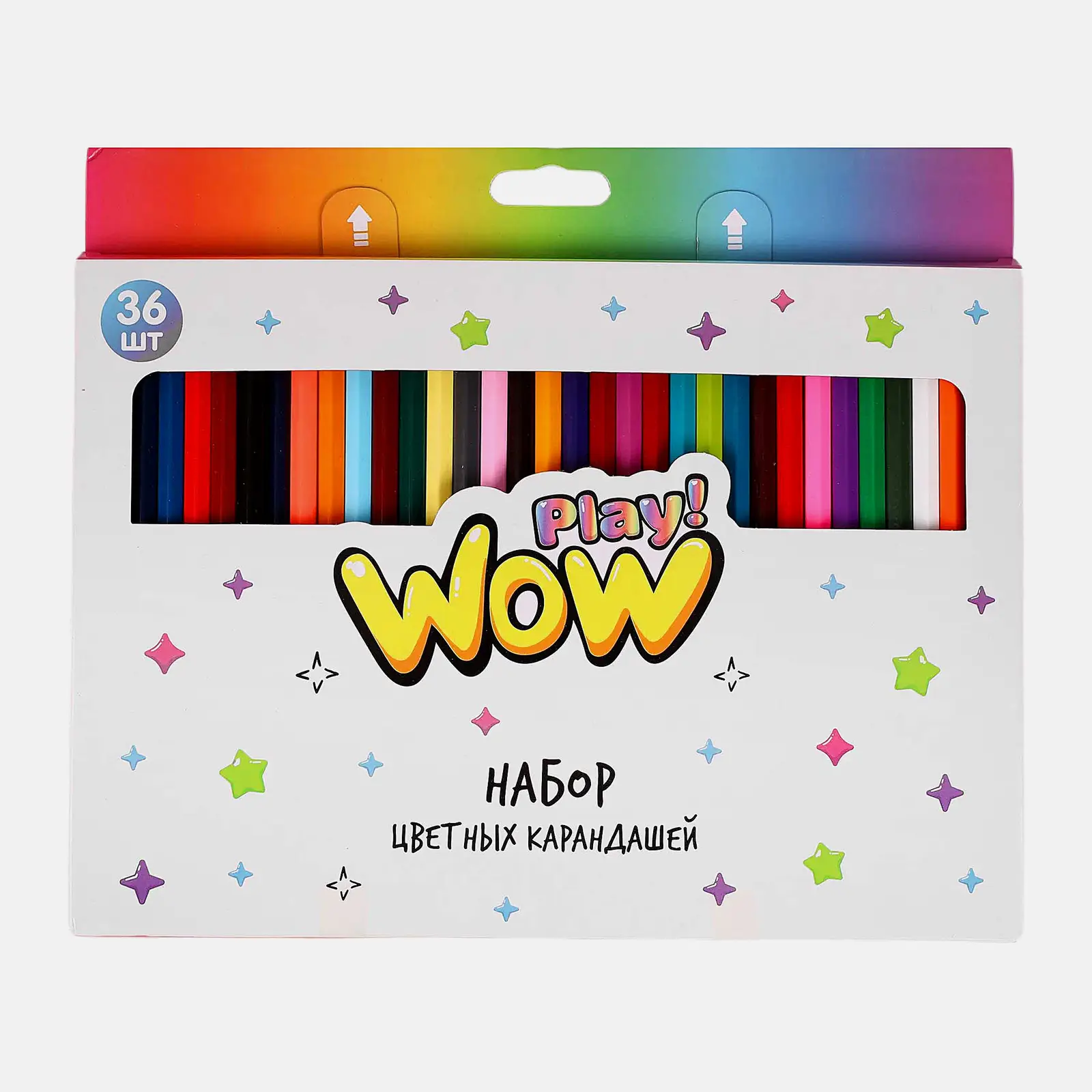 Набор цветных карандашей WowPlay! 36шт