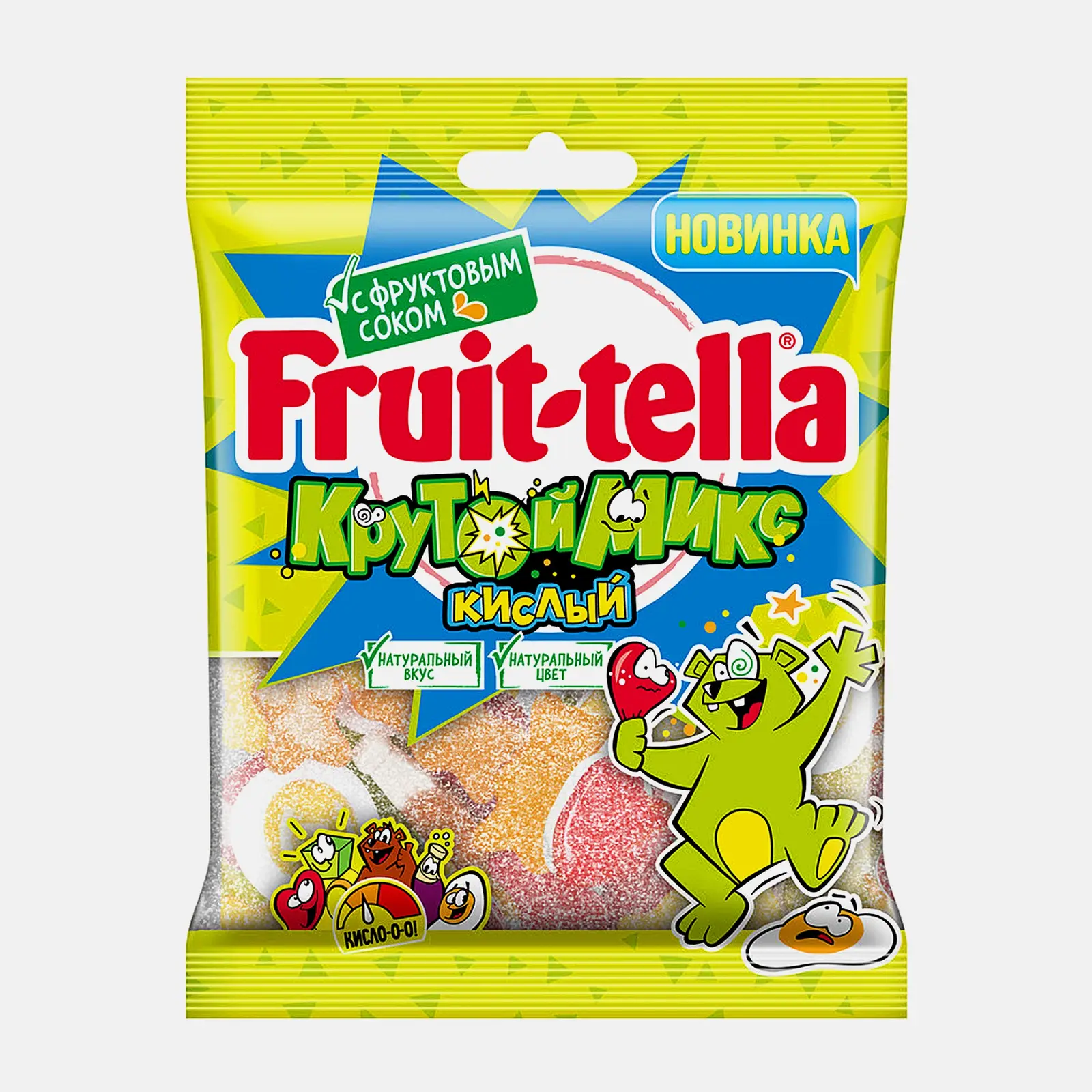 Изображение товара Жевательный мармелад Крутой Микс кислый Fruittella 70г