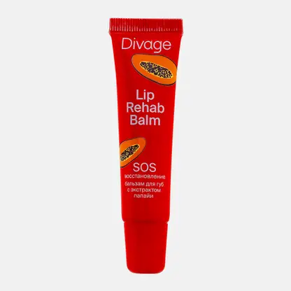 Бальзам для губ Divage Lip Rehab Balm Папайя