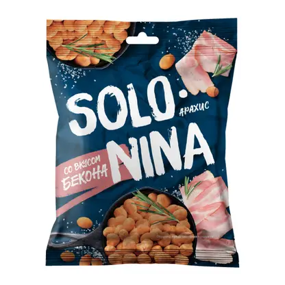 Изображение товара Арахис Solonina со вкусом бекона 70г