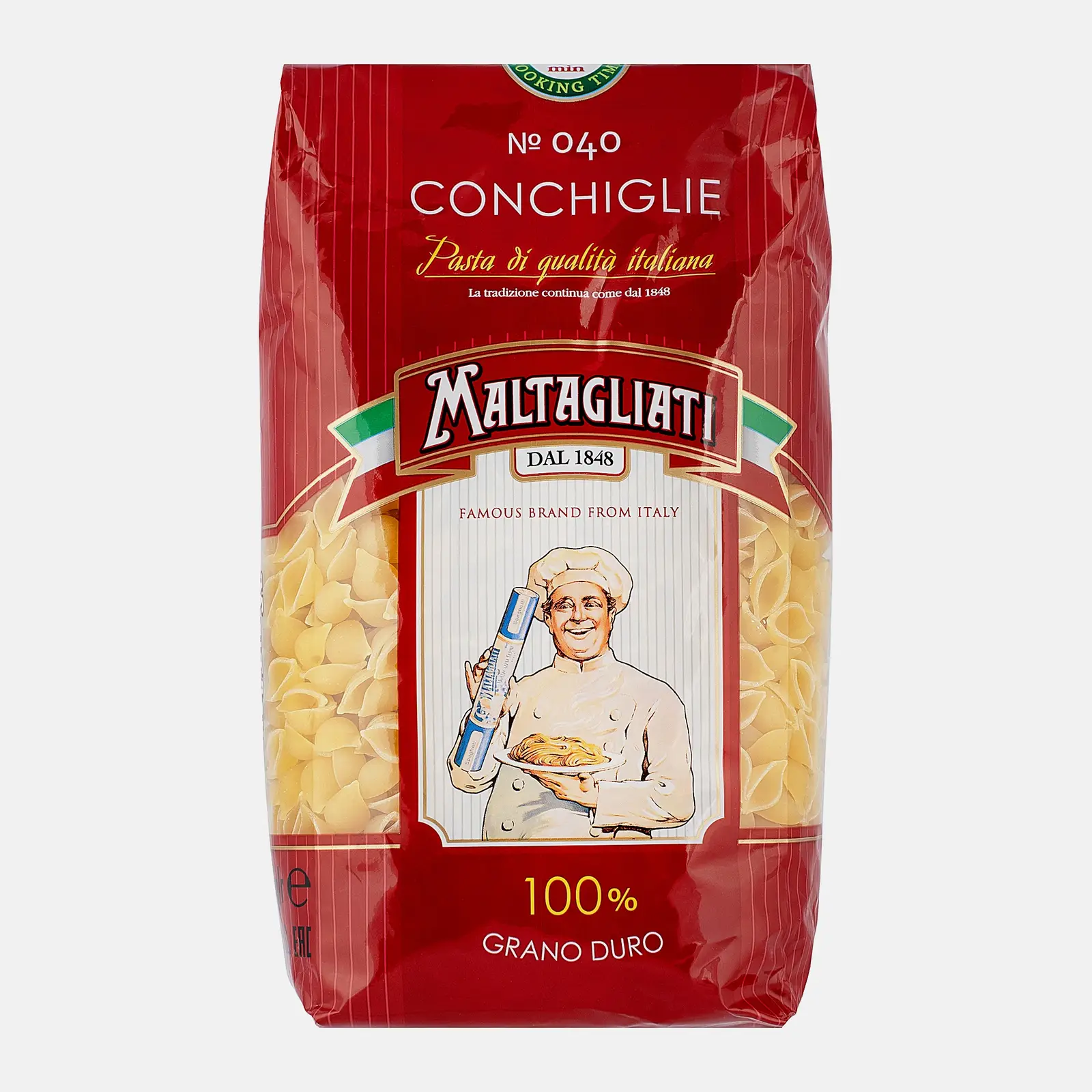 Изображение товара Макароны Maltagliati №40 Conchigline 450г из твердой пшеницы