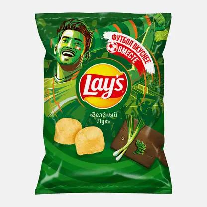 Чипсы Lays Зелёный лук 140г