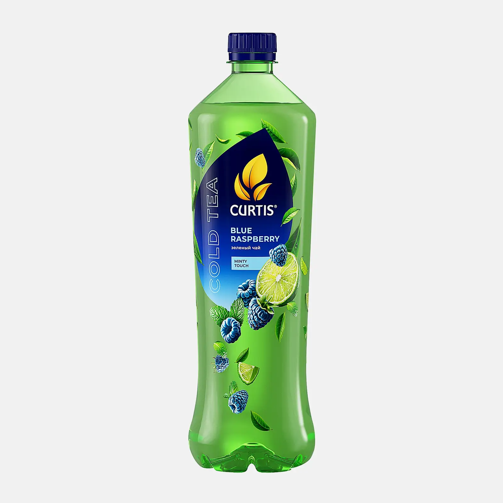 Зелёный чай со вкусом Blue Raspberry Curtis 1л