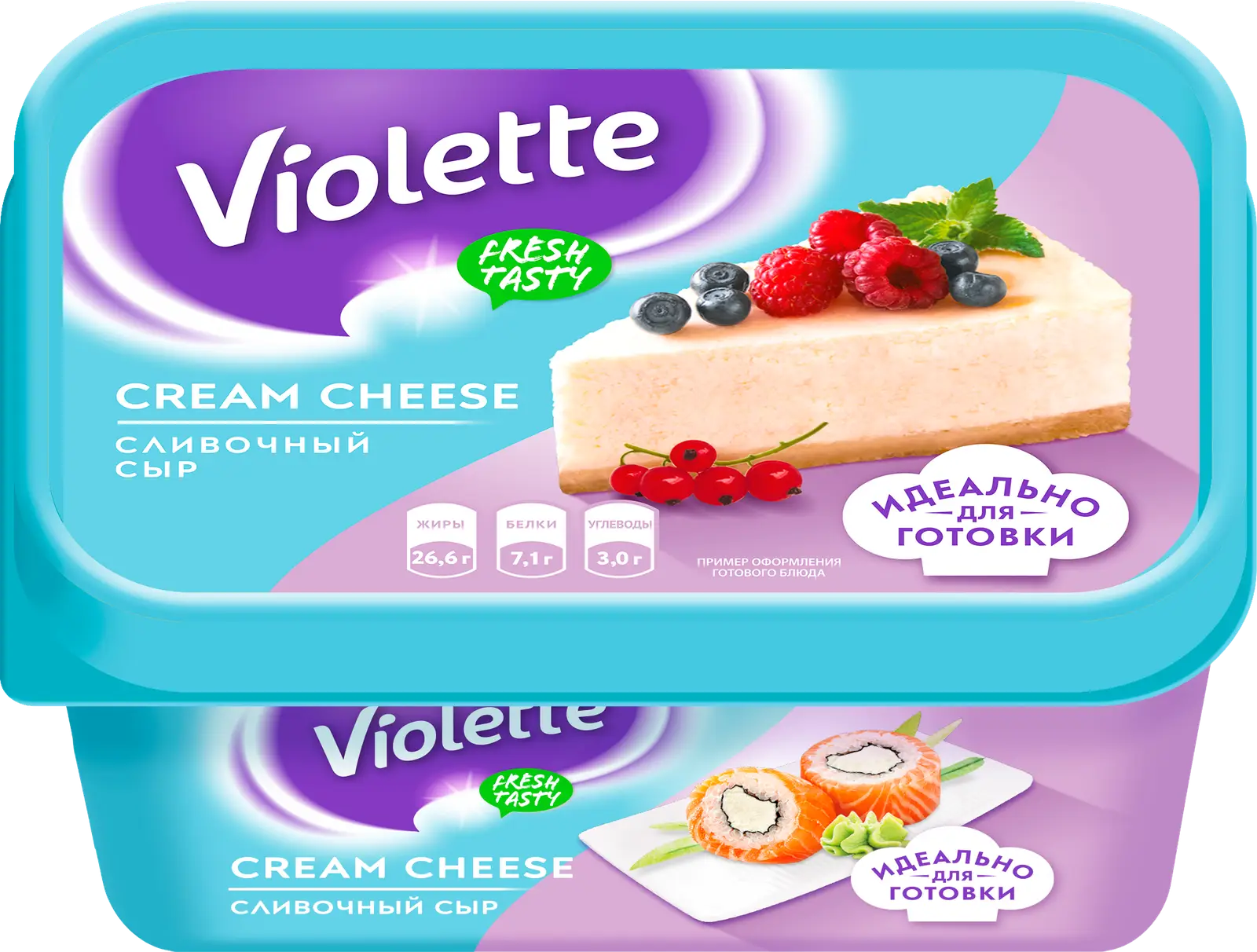 Сыр творожный Violette Cream cheese Сливочный 60% 400г — в каталоге на  сайте сети Магнит | Краснодар