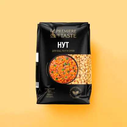 Изображение товара Нут Premiere of Taste 450г натуральный продукт для супов и салатов