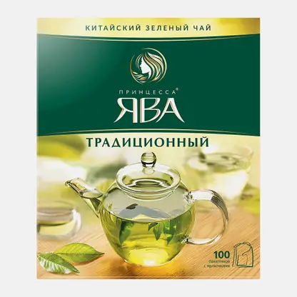Чай зеленый Принцесса Ява Китайский 100пак