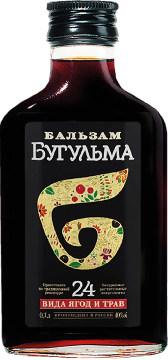 Изображение товара Бальзам Бугульма 40% 100мл натуральный травяной напиток Россия
