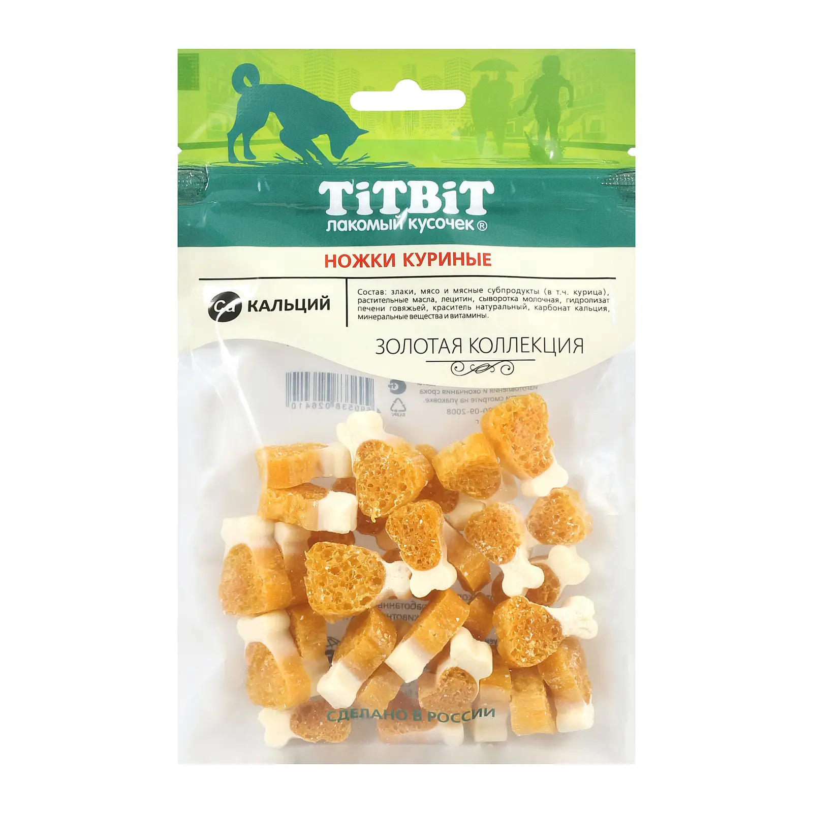Лакомства для собак Titbit ножки куриные 55г