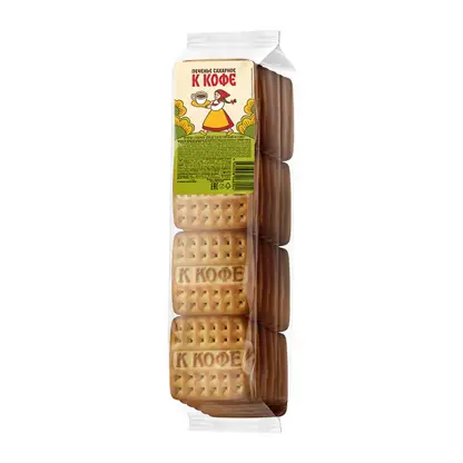 Изображение товара Сахарное печенье к кофе 335 г Кубанский КХ вкусное и ароматное Изображение товара Сахарное печенье к кофе 335 г Кубанский КХ вкусное и ароматное