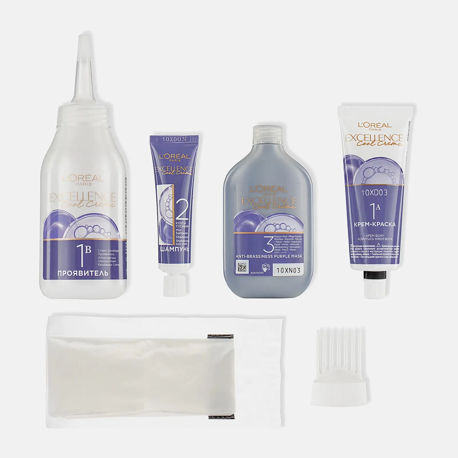 Стойкая крем-краска для волос L’Oréal Paris Excellence Cool Crème оттенок 7.11 Ультрапепельный Русый