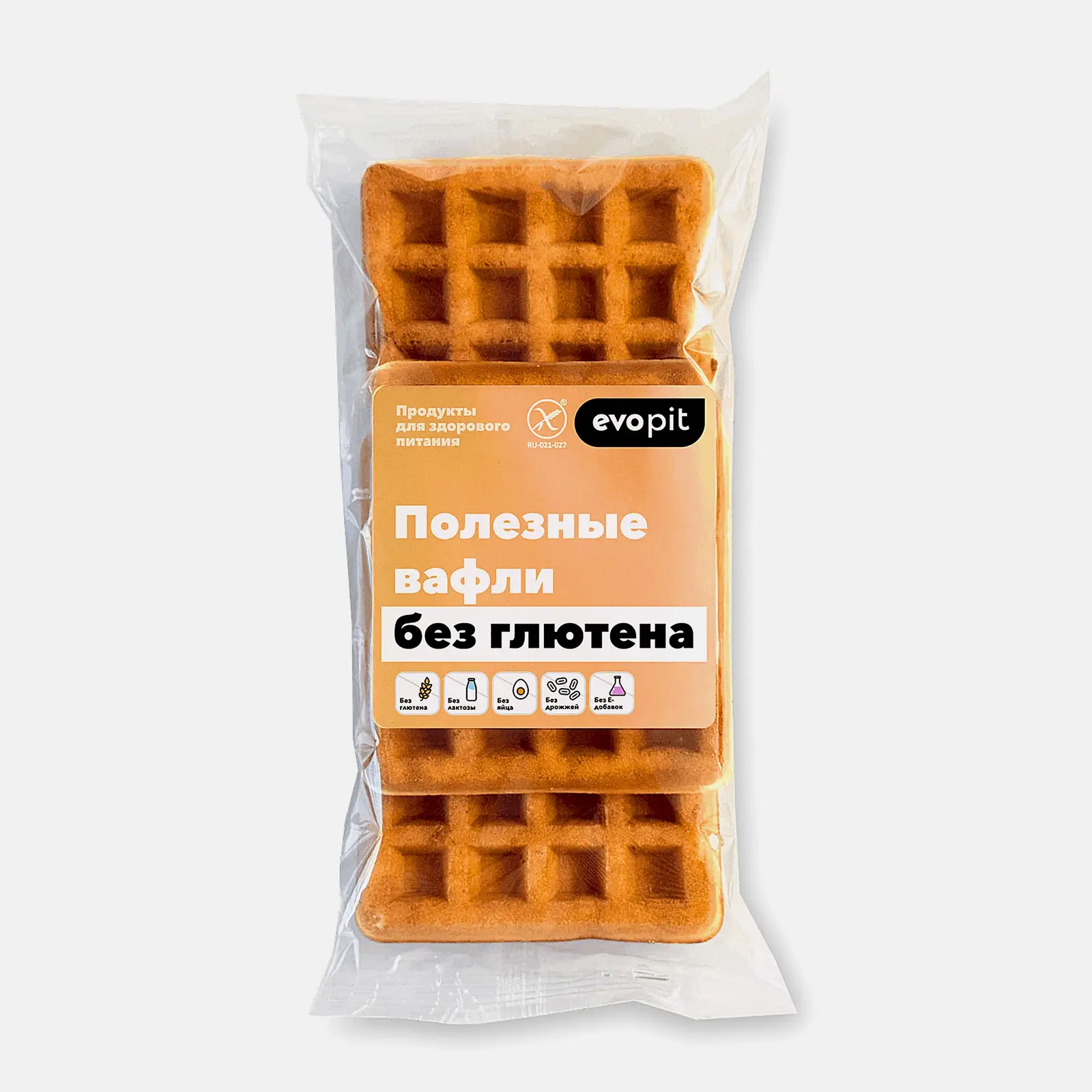 Изображение товара Бельгийские вафли без глютена Evopit 220г
