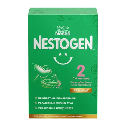 Изображение товара Смесь Nestogen 2 молочная сухая 600г для детей 6-12 мес