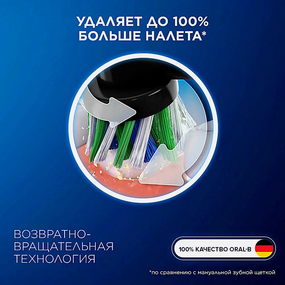 Насадка для электрической зубной щетки Oral-B Cross Action EB50BRB 2шт - фото 5