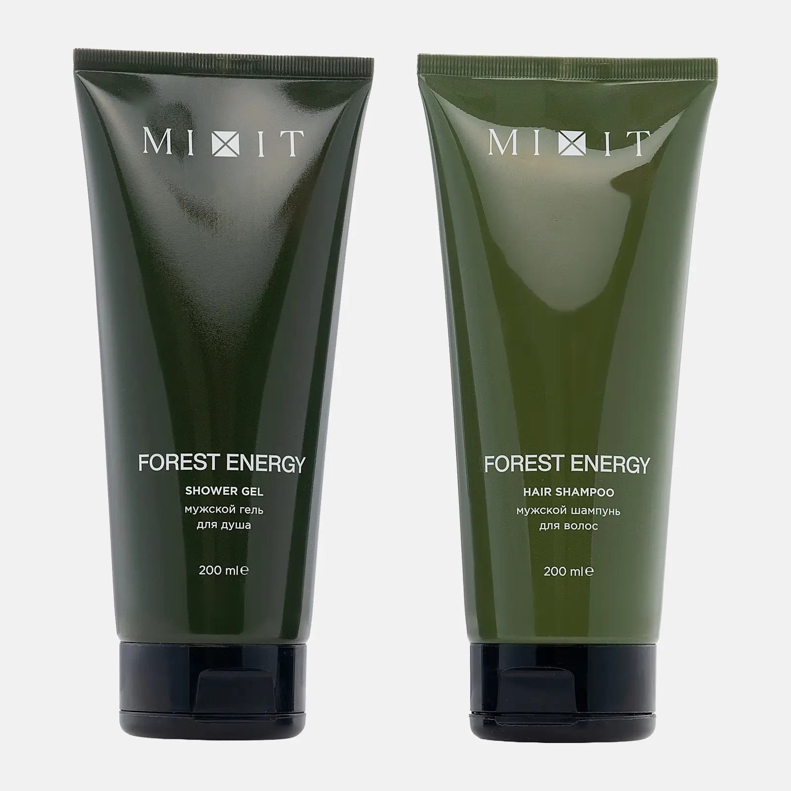 Подарочный набор для мужчин Forest Energy Mixit Гель для душа 200мл + Шампунь 200мл + Мочалка в ассортименте