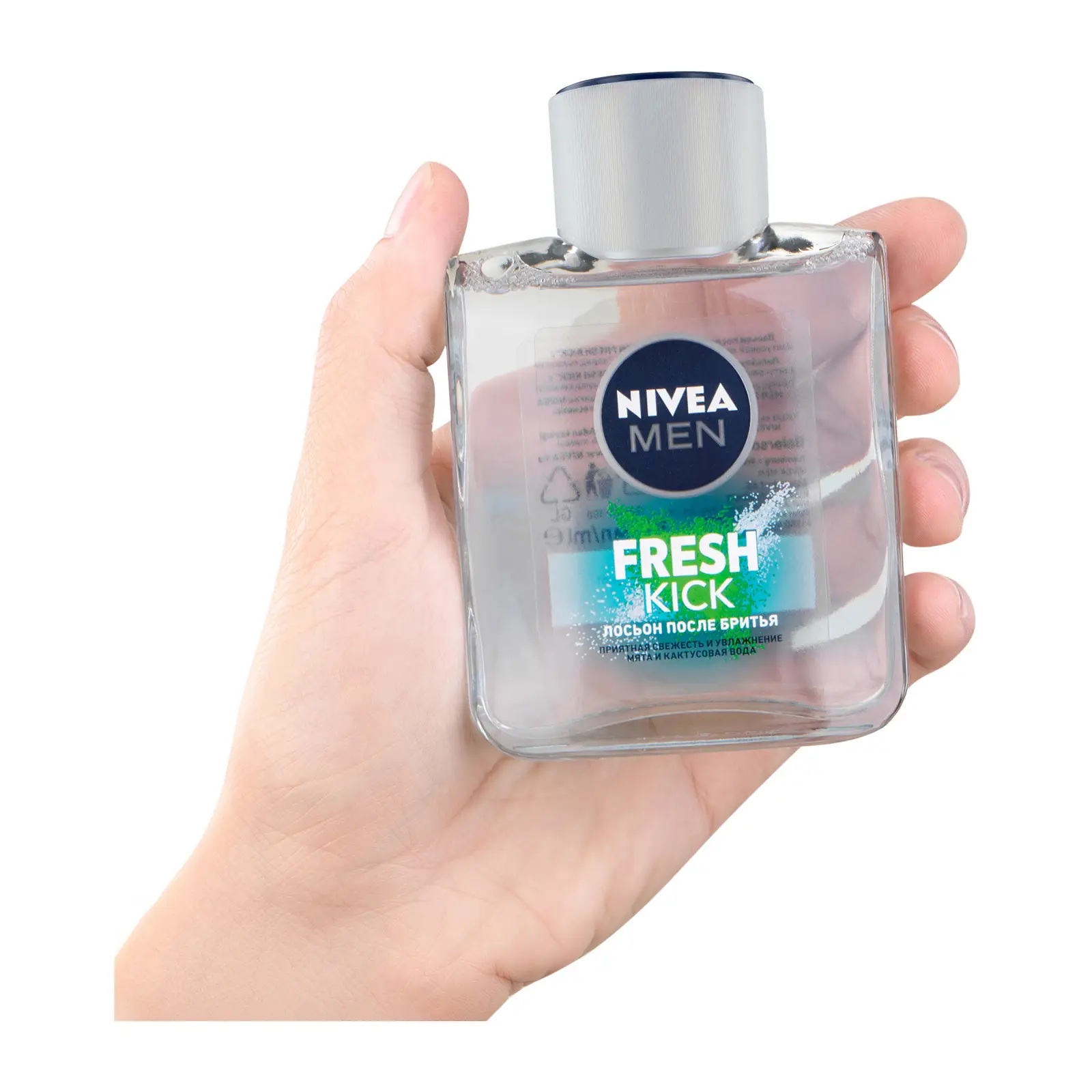 Лосьон после бритья NIVEA Men Fresh Kick мята и кактусовая вода 100мл