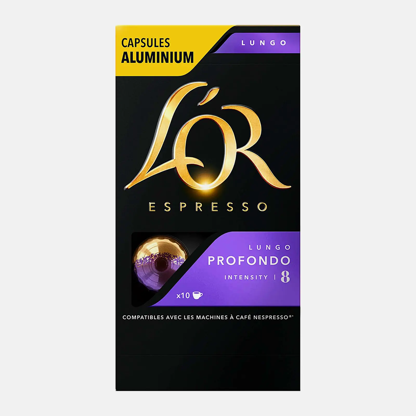Изображение товара Кофе в капсулах Lor Espresso Lungo Profondo 52г 10шт натуральный жареный