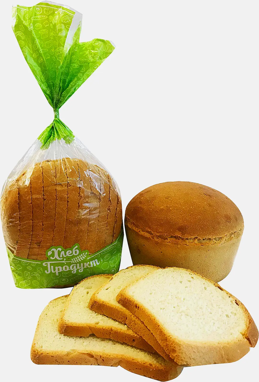 Хлеб Пшеничный бездрожжевой нарезанный Хлеб Продукт 500г