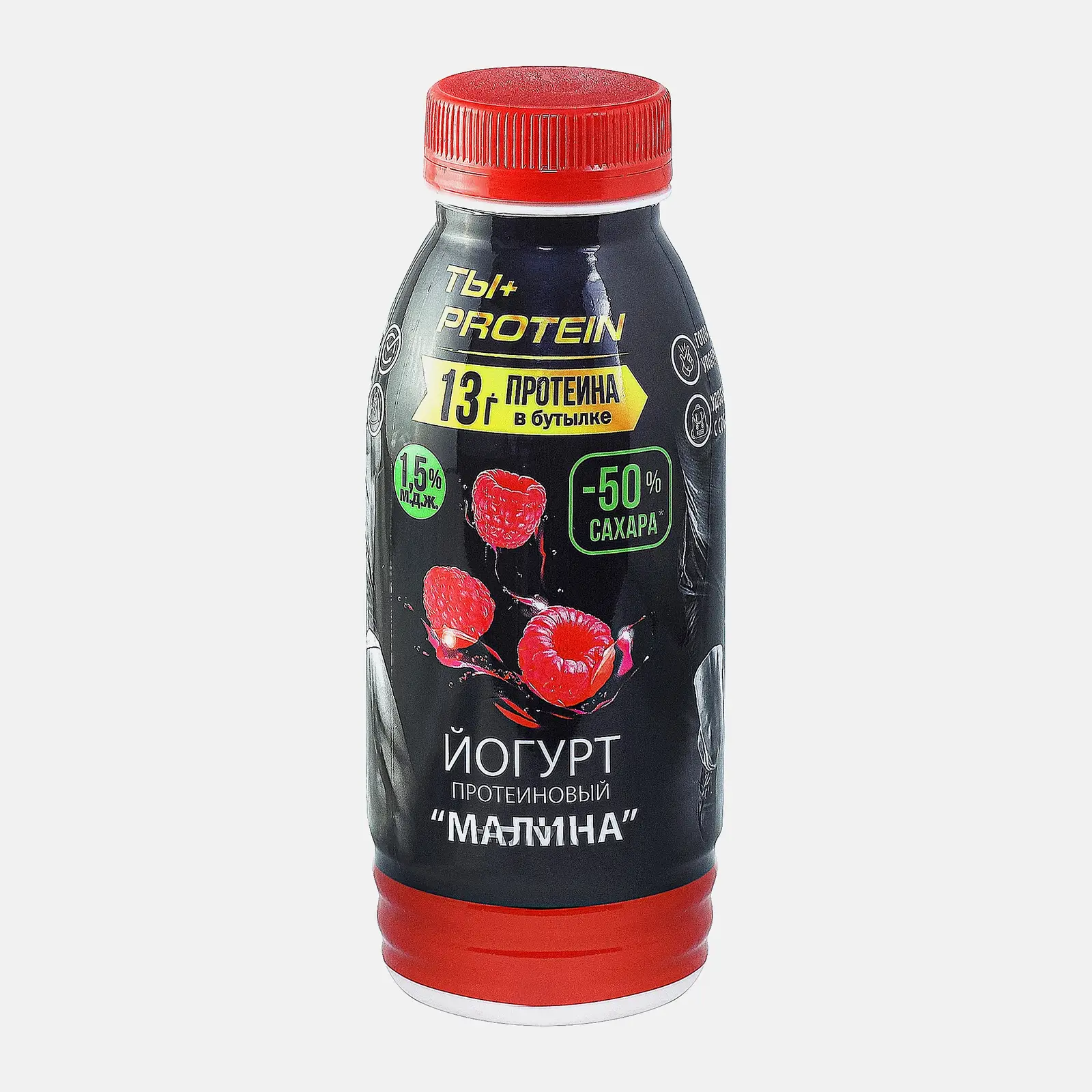 Йогурт Ростагроэкспорт питьевой протеиновый малина 1.5% 290г
