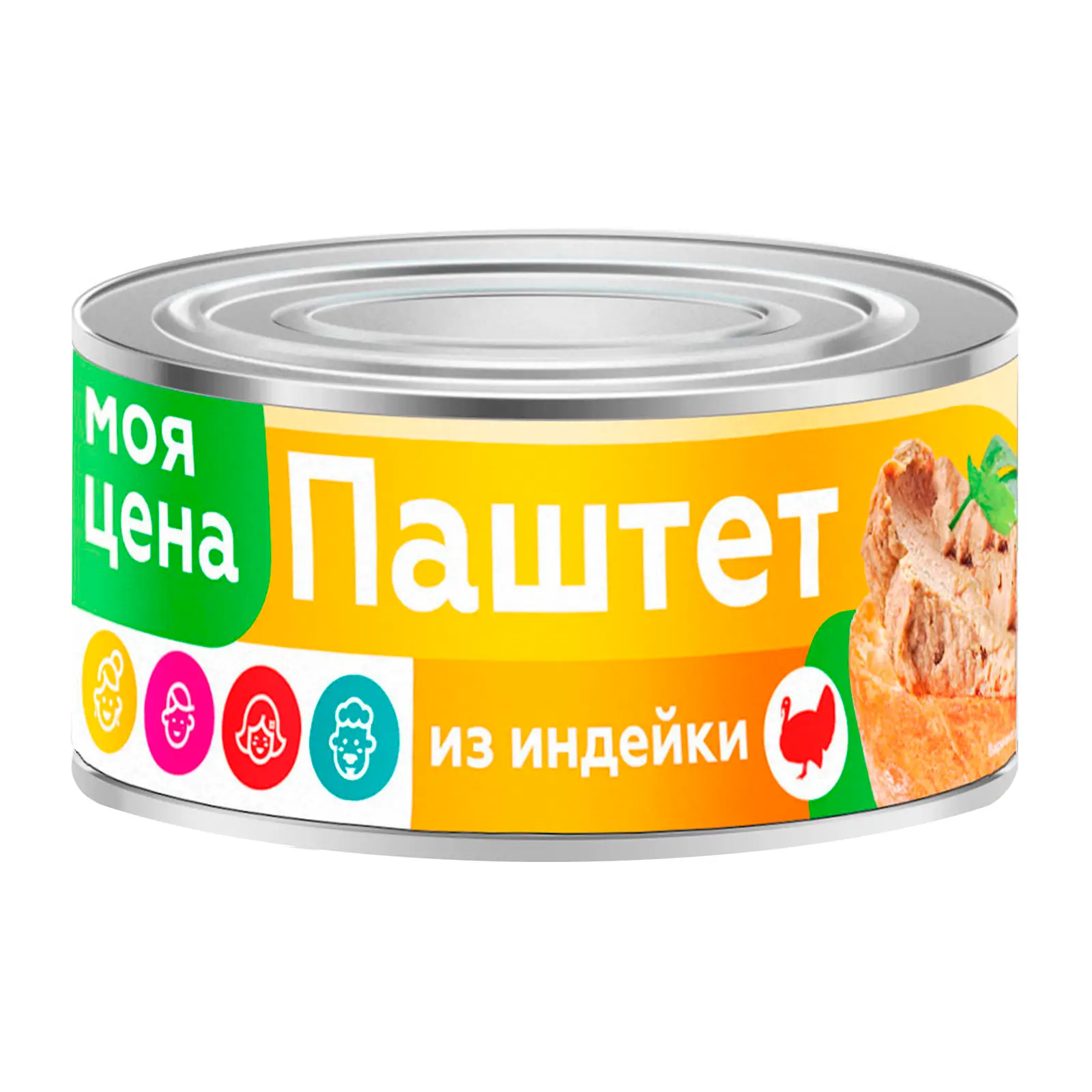 Изображение товара Паштет из индейки Моя цена 250г натуральный качественный продукт