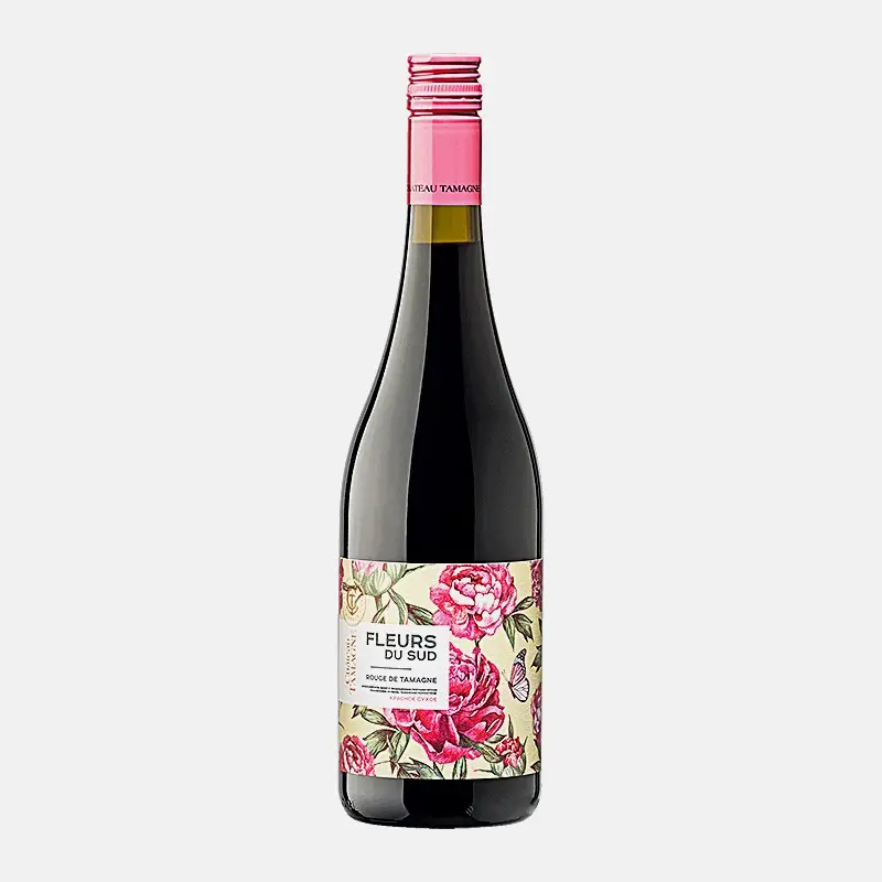 Вино Fleurs De Sud Красное Тамани красное сухое 12% 750мл