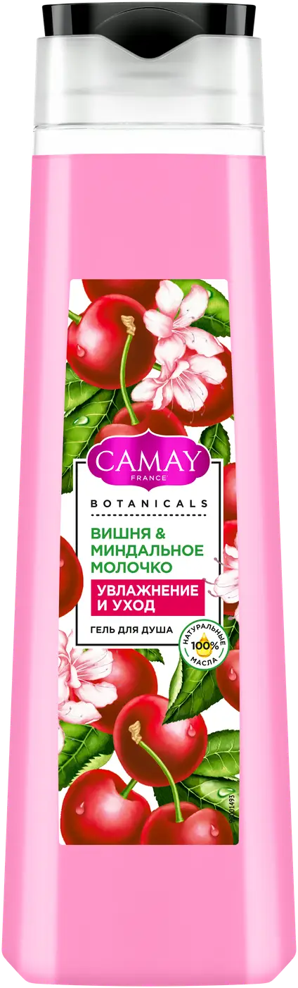 Гель для душа Camay вишня-миндаль 400мл