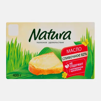 Масло сливочное Arla Natura 82% 400г