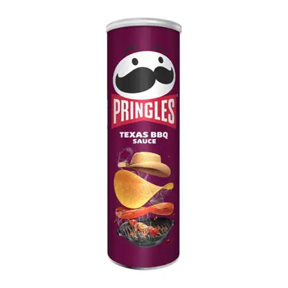 Изображение товара Чипсы Pringles Teхас со вкусом соуса BBQ 165г