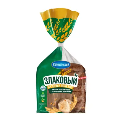 Изображение товара Хлеб Злаковый с пророщенным зерном ржи Коломенский БКК 300г