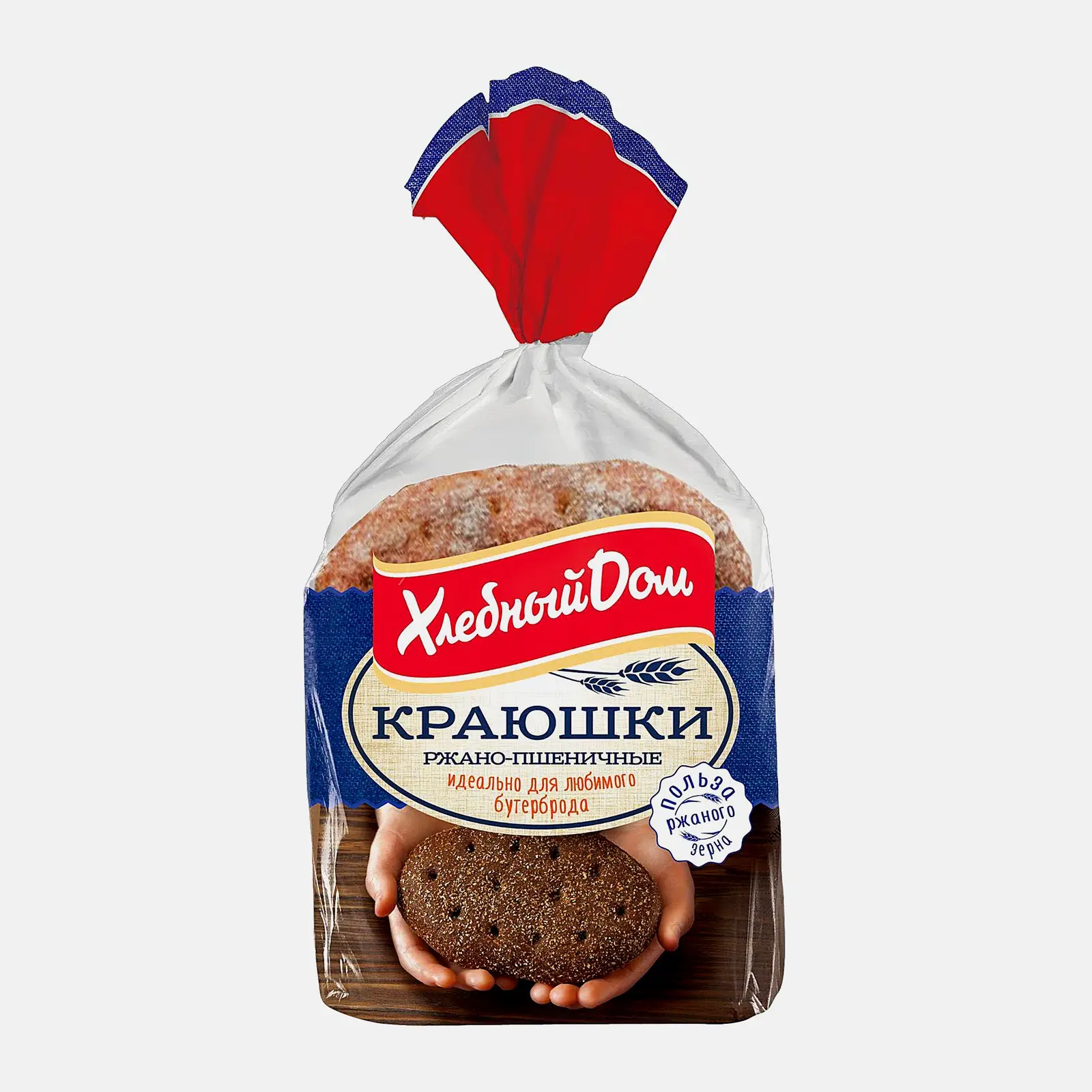 Изображение товара Ржано-пшеничные лепешки Краюшки 240г Хлебный Дом натуральный перекус