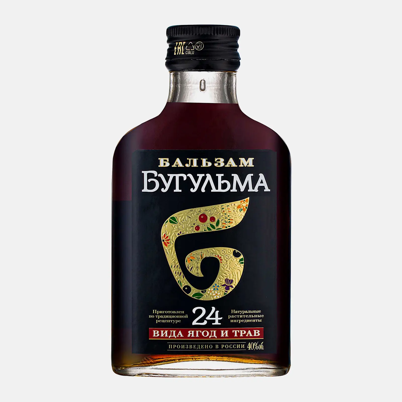 Изображение товара Бальзам Бугульма 40% 100мл натуральный травяной напиток Россия
