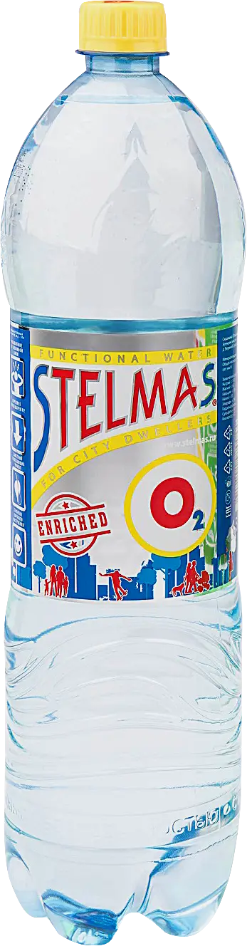 Вода Stelmas питьевая обогащенная кислородом негазированная 1.5л Вода Stelmas питьевая обогащенная кислородом негазированная 1.5л