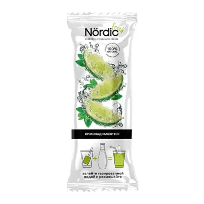 Изображение товара Фруктово-ягодная основа лимонада мохито Nordic 52.5г