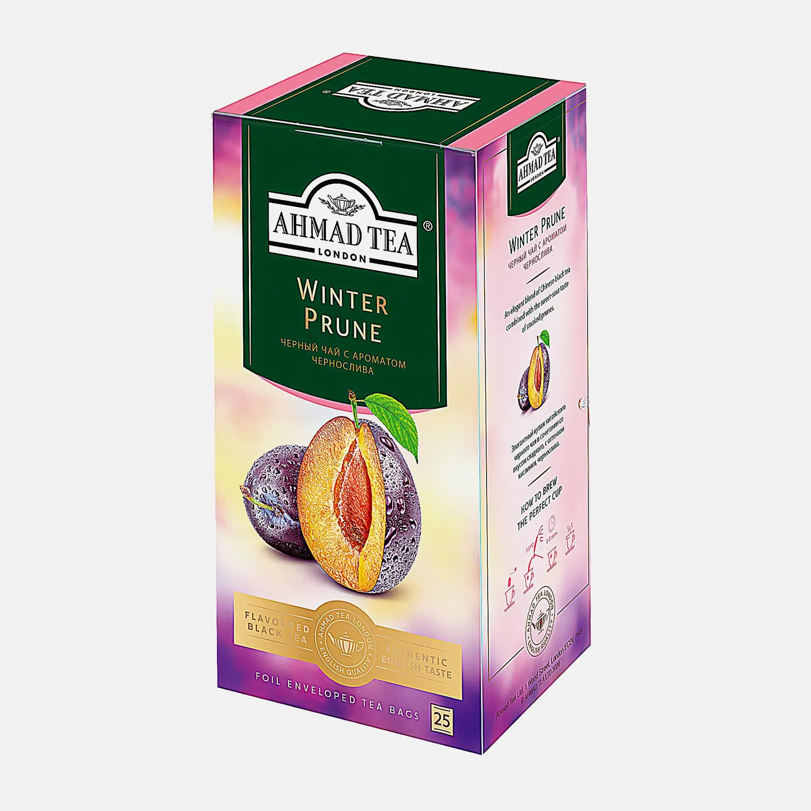 Чай черный Ahmad Tea Winter Prune с черносливом 25пак 37.5г Чай черный Ahmad Tea Winter Prune с черносливом 25пак 37.5г