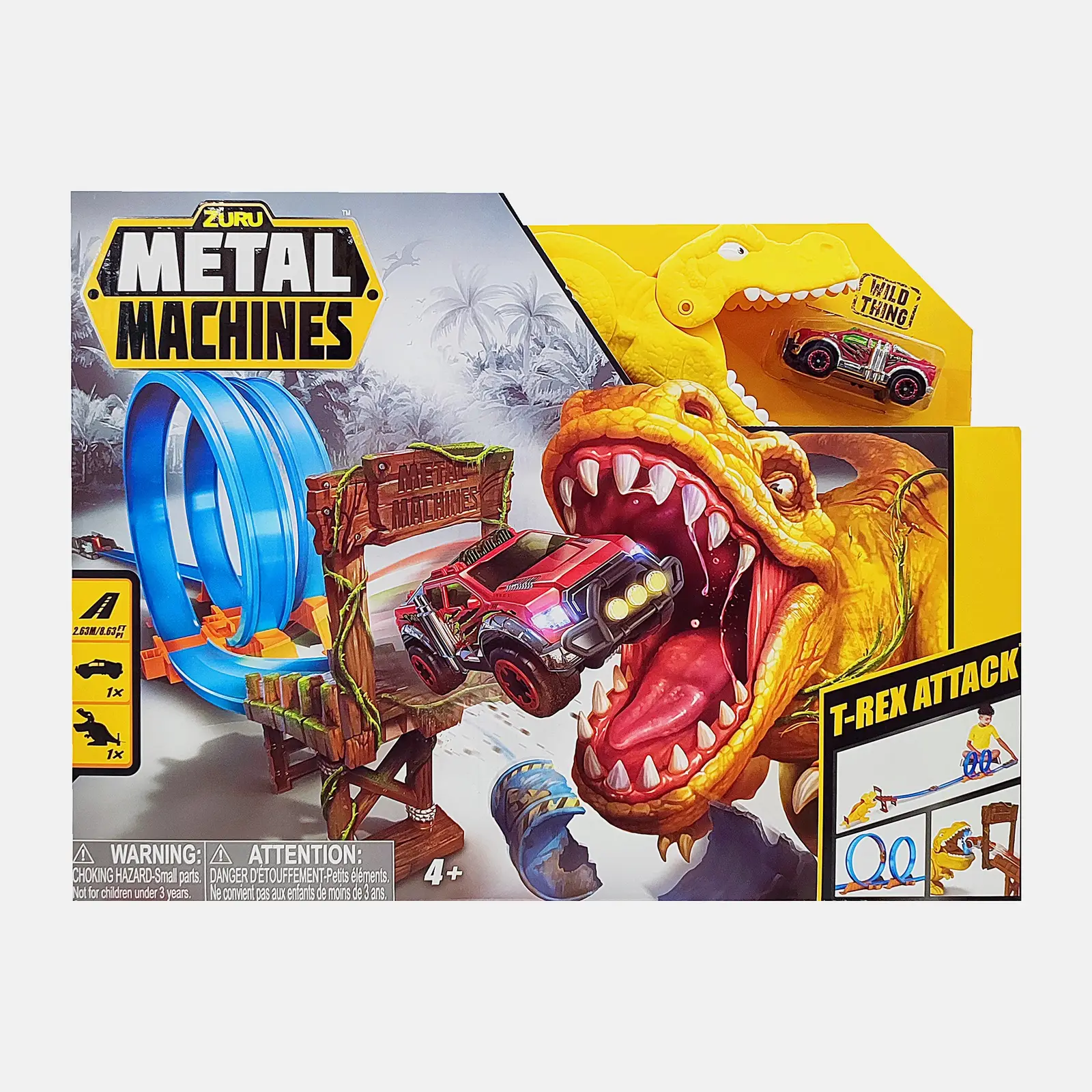 Игрушка Трек Zuru Metal Machines T-Rex 6702 513г 30*8*40см