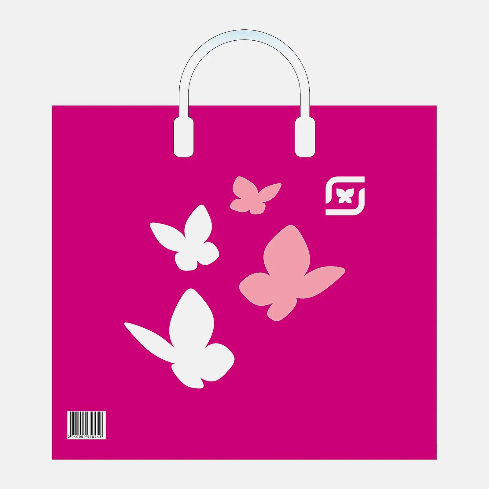 Пакет Магнит с пластиковыми ручками 38*35см